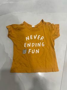 Yellow Tshirt For Boys