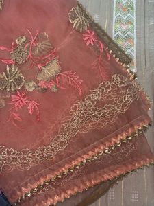 Elegant Beige Embroidered Salwar Kameez