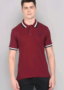 US Polo Assn. Maroon T-shirt