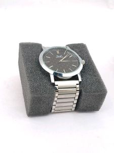 LOUIS DEVIN Classic Black Dial Watch.