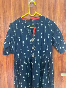 Elegant Blue Printed Kurta