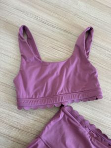 Scallop Activewear Leggings Set
