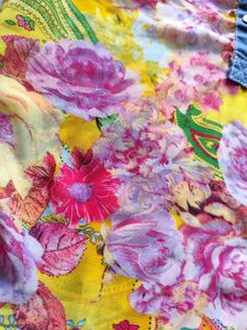 Beautiful Georgette Floral Short Kurti 😍✨
