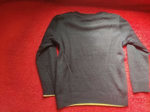 Striped  Knit 2 in 1 Sweater