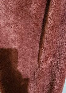 Mauve Wool Blend Night Suit