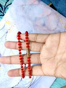 Red Beaded Necklace