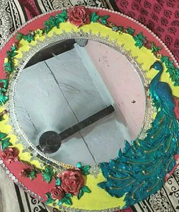 Handcrafted Peacock Wall Mirror