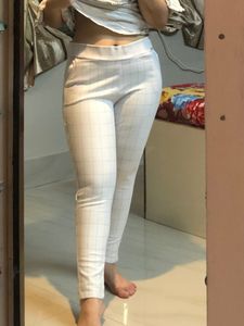 Super Stretchable Comfy White Pants