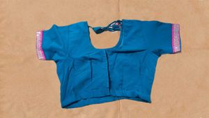 Blue Georgette Party Wear Saree