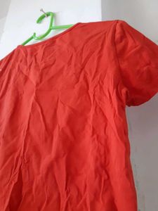 Red &#39;Coffee First&#39; T-Shirt