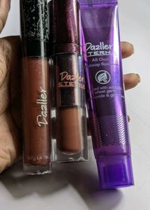 Dazller Eterna makeup remover and lipsticks