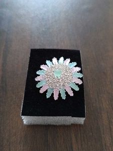 Pastel Flower Brooch