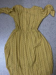 Yellow Striped Dress