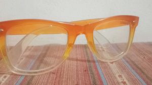 Vintage Orange Eyeglasses casual wear