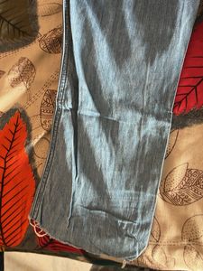 Light Blue Casual Pants