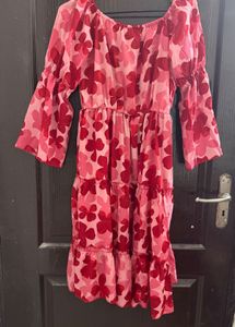 Floral Tiered Mini Dress