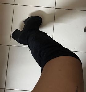 Black Knee High Boots
