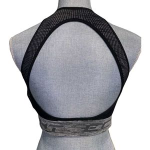 Black Sports Bra Top Girl Gym Workout