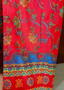 Biba Floral Print Layered Kurta