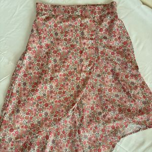 Floral Long  Skirt