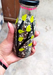 Beautiful Glass Bottles With Tight Lid