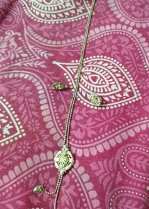 90s Elegant Silver Necklace With Earrings