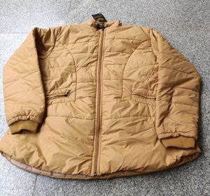 Tan Padded Jacket, Size 4XL
