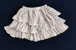 Tiered Polka Dot Skirt