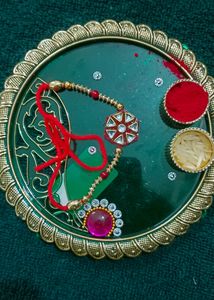 60 Rs Each Handmade Kundan Work Rakhi