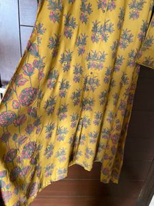 Floral Print Asymmetric Kurta from brand (Max)L