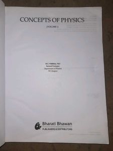 Concept Of Physics HC Verma Volume 1