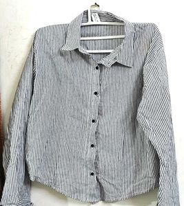 Striped Button-Down Shirt