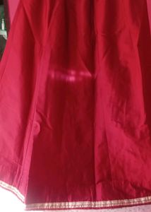 Red And GOLDEN Flared Skirt