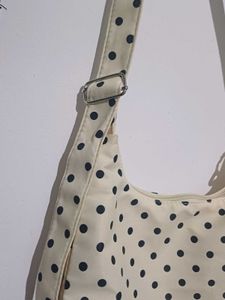 Y2k Cream Polka Dot Crossbody Bag🪽