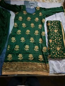 Stitched Silk Suit