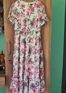 Floral Breeze Cotton Midi Dress – Light, Airy &amp; Pe
