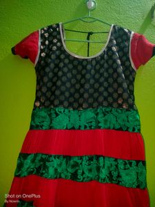 Festive Indian Anarkali Dress