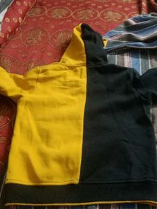 Two-Tone Graphic Hoodie