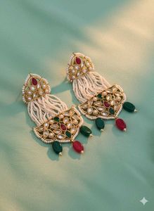 Statement KUNDAN Earrings