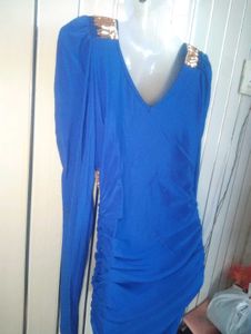 Blue Bodycon Dress 😍SALE OFFER😍
