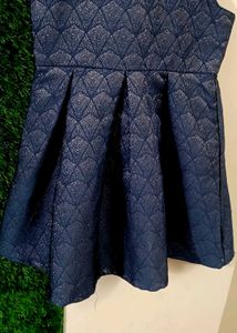 Sparkly Navy Blue Party Dress