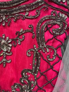 Pretty Grey Pink Lehngha Choli
