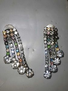 Rhinestone Necklace &amp; Earring Set