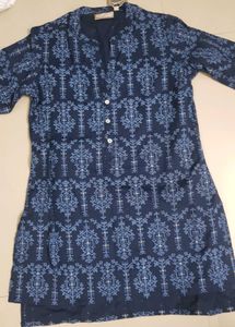 New Westside Blue Short Kurta