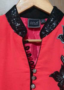 Tomato Red Kurti For Women
