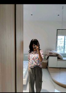 DJ&C Multicolor Geometric Print Top