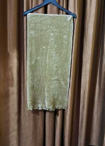 Woolen Shawl Color Golden Brown