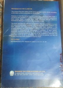 RD SHARMA MATHS BOOK class 8th eight
