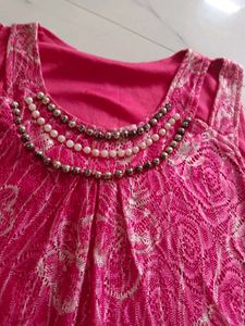 Pink Designer Trendy Top