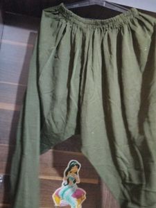 Green Embroidered Kurta Set